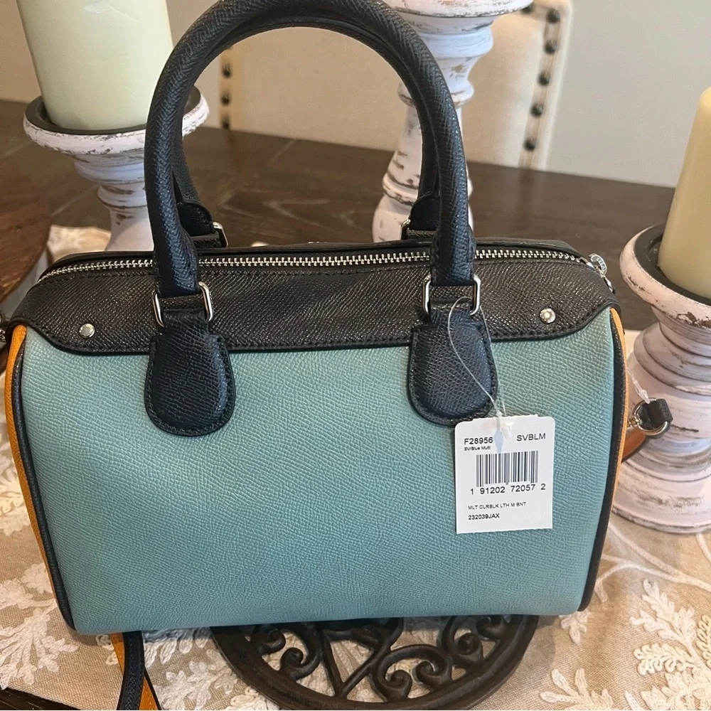 NWT Coach Mini Bennett Satchel in Multi Color - Picture 3 of 12